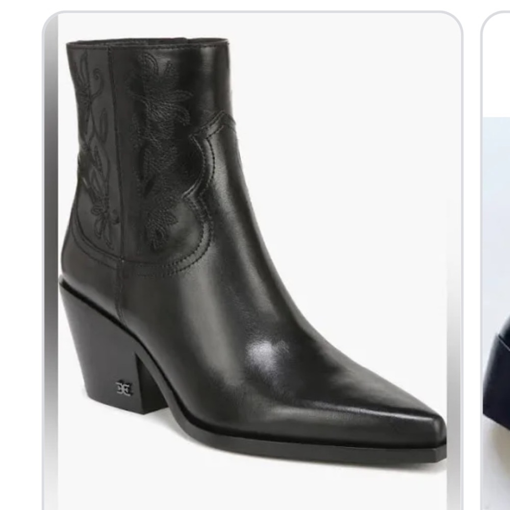 Sam Edelman Wilda Western Pointed Toe Bootie